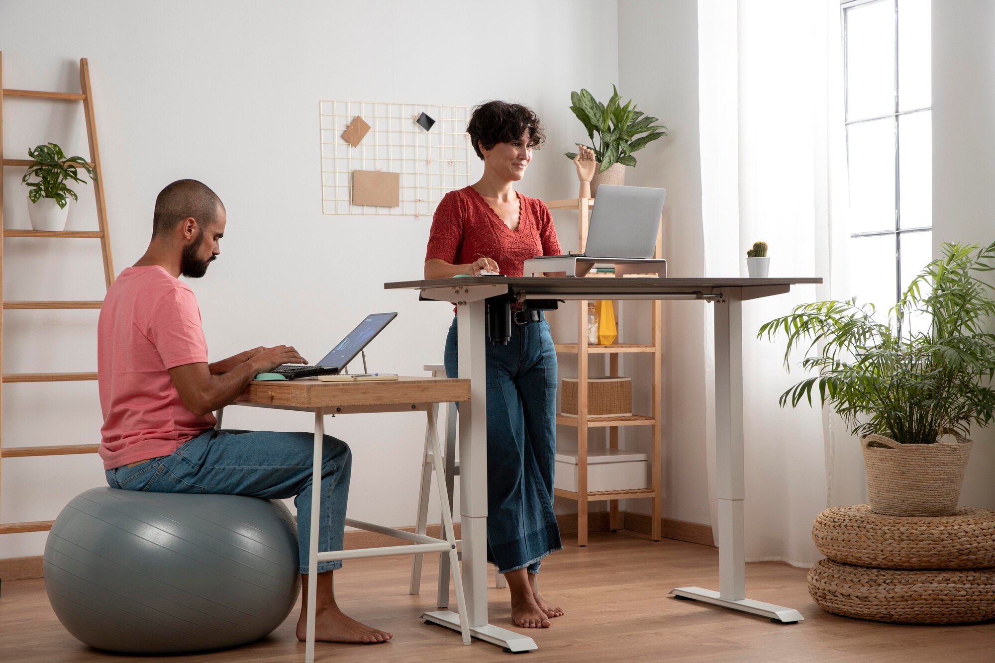 Espacio de oficina ergonómico